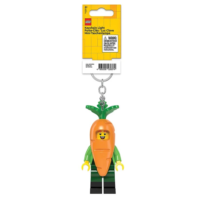LEGO Minifigures Keychain Light - Carrot Mascot LEGO Minifigures Keychain Light - Carrot Mascot