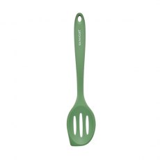 KitchenCraft Silicone Slotted Mixing Spoon - Green KitchenCraft Silicone Slotted Mixing Spoon - Green