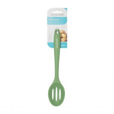 KitchenCraft Silicone Slotted Spoon - Green KitchenCraft Silicone Slotted Spoon - Green