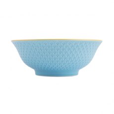 Mikasa Blue Mosaic Stoneware Ramen Bowl 21cm