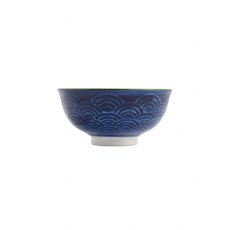 Mikasa Red and Blue Arc Stoneware Nibble Bowl 12cm Mikasa Red and Blue Arc Stoneware Nibble Bowl 12cm