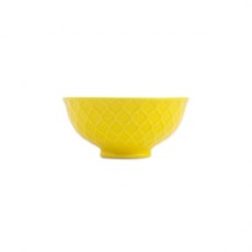 Mikasa Yellow and Blue Geometric Stoneware Nibble Bowl 12cm Mikasa Yellow and Blue Geometric Stoneware Nibble Bowl 12cm
