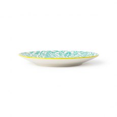 Mikasa Yellow and Blue Geometric Stoneware Side Plate 18cm