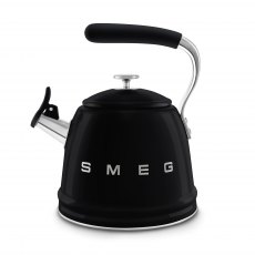SMEG 50's Style Whistling Kettle - Black SMEG 50's Style Whistling Kettle - Black
