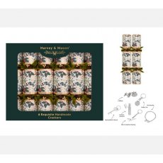 Harvey & Mason Exquisite Green Foliage Crackers 6pk