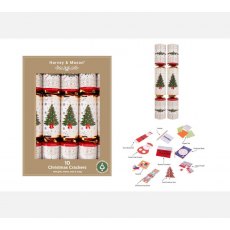 Harvey & Mason Gold Tree Christmas Crackers 10pk Harvey & Mason Gold Tree Christmas Crackers 10pk