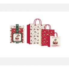 Eco Christmas Puddings Gift Bags - 3pk Eco Christmas Puddings Gift Bags - 3pk