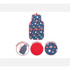 Christmas Hot Water Bottle Printed Santa & Friends