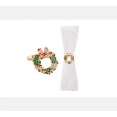 Deluxe Christmas Wreath Napkin Ring Deluxe Christmas Wreath Napkin Ring