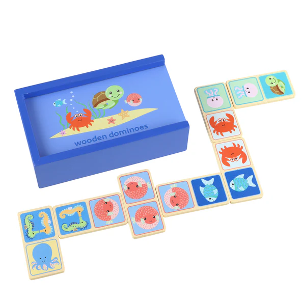 Orange Tree Toys Sea Life Dominoes