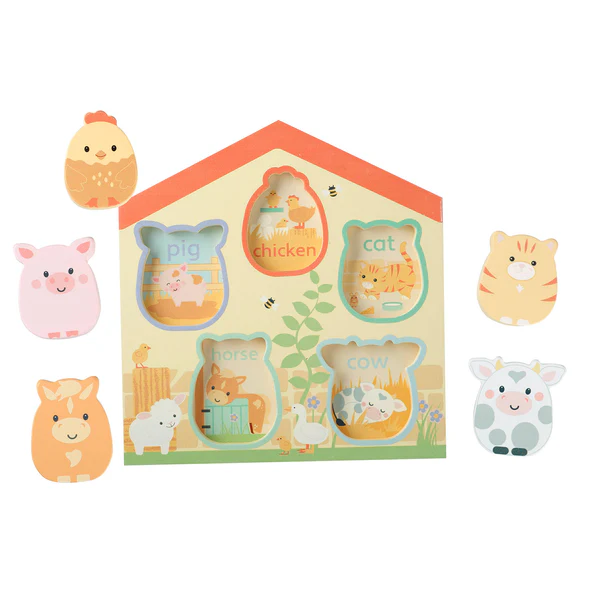Orange Tree Toys Farmyard Barn Puzzle