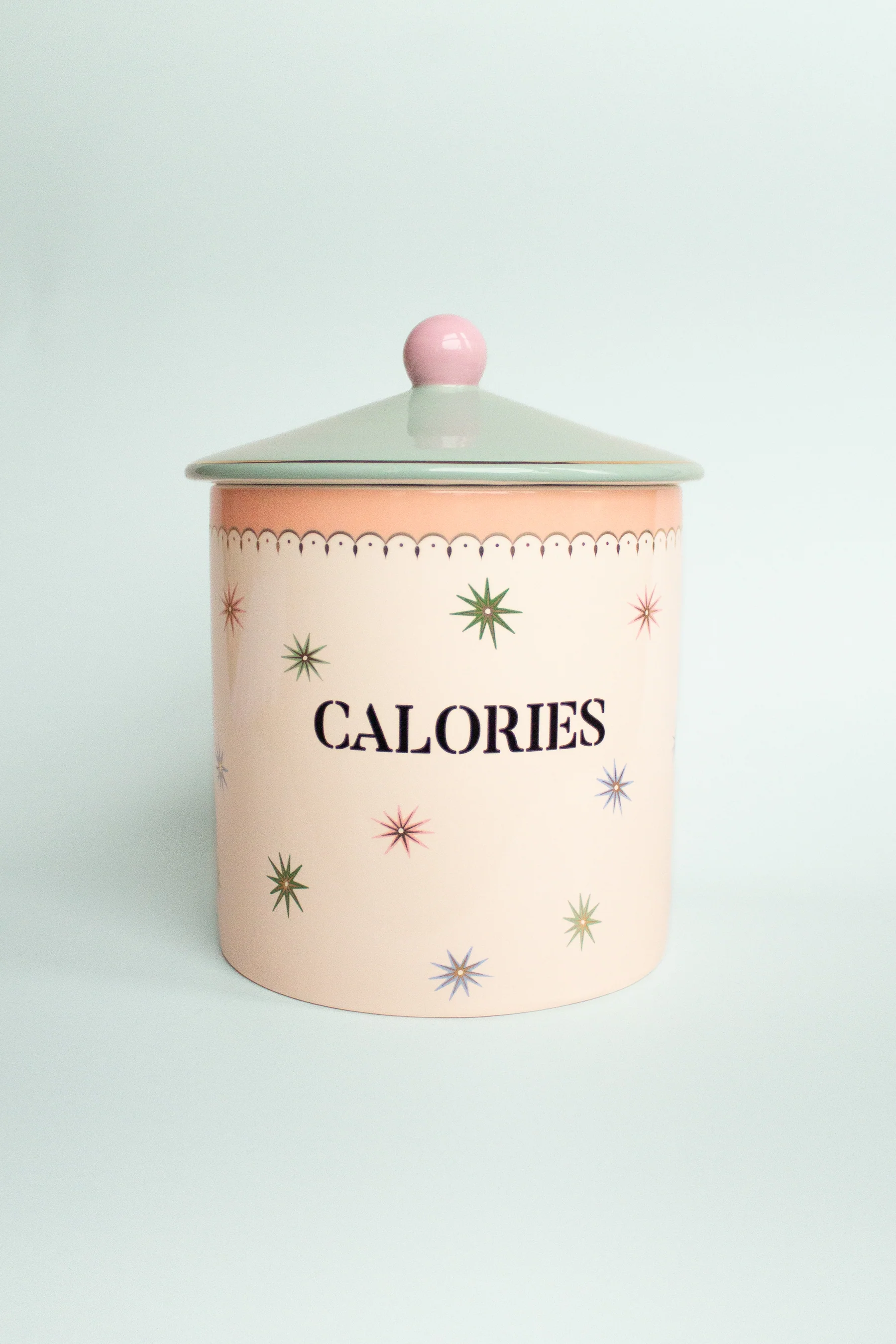 Yvonne Ellen Biscuit Jar - Slogan Calories