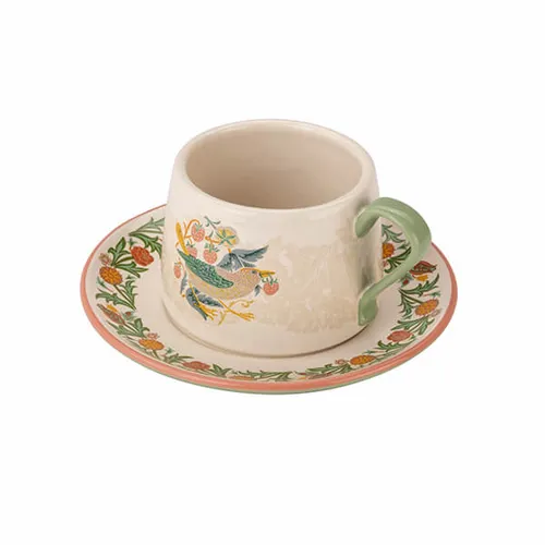 William Morris At Home Kitchen Garden Teacup & Saucer William Morris At Home Kitchen Garden Teacup & Saucer