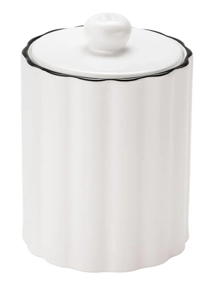 Style Sisters Ribbed Tea Canister Style Sisters Ribbed Tea Canister