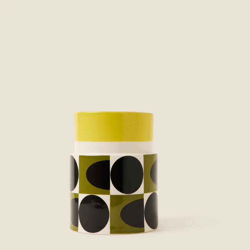 Orla Kiely Spot Square Oval Utensil Pot Orla Kiely Spot Square Oval Utensil Pot