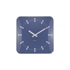 Karlsson Wall Clock Sucinto Dome Square - Navy Blue Karlsson Wall Clock Sucinto Dome Square - Navy Blue