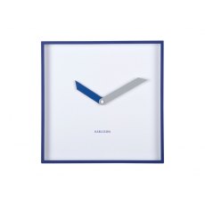 Karlsson Wall Clock Cool Retro Cuadrado - Cobalt Blue Karlsson Wall Clock Cool Retro Cuadrado - Cobalt Blue
