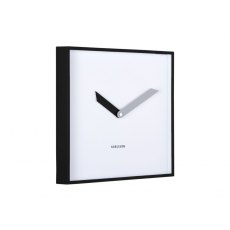 Karlsson Wall Clock Cool Retro Cuadrado - Black Karlsson Wall Clock Cool Retro Cuadrado - Black