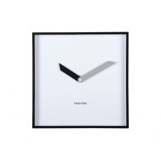 Karlsson Wall Clock Cool Retro Cuadrado - Black Karlsson Wall Clock Cool Retro Cuadrado - Black