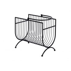 Present Time Magazine Rack Riqueza - Black Present Time Magazine Rack Riqueza - Black