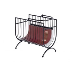 Present Time Magazine Rack Riqueza - Black Present Time Magazine Rack Riqueza - Black