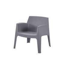 Leitmotiv Lounge Chair Recreo - Anthracite Grey Leitmotiv Lounge Chair Recreo - Anthracite Grey