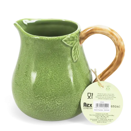 Rex London Stoneware Jug 650ml - Lime