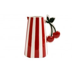 Cherry Stripe Jug