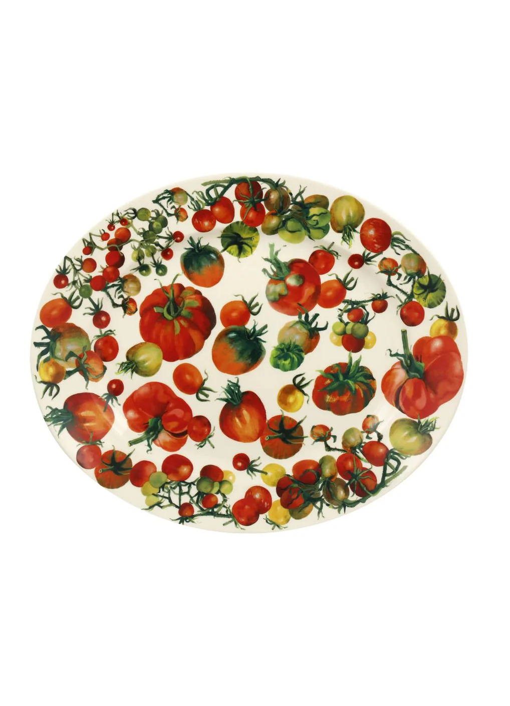 Emma Bridgewater Vegetable Garden Tomatoes Medium Oval Platter Emma Bridgewater Vegetable Garden Tomatoes Medium Oval Platter