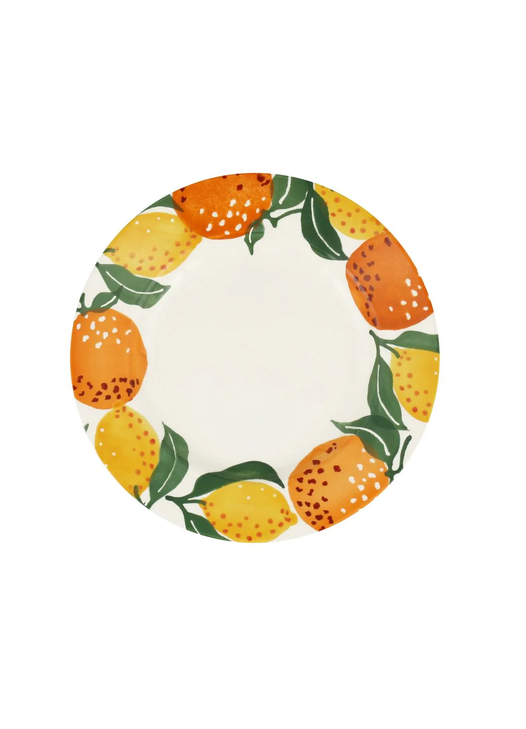 Emma Bridgewater Oranges & Lemons Medium Dinner Plate 8.5 Inch