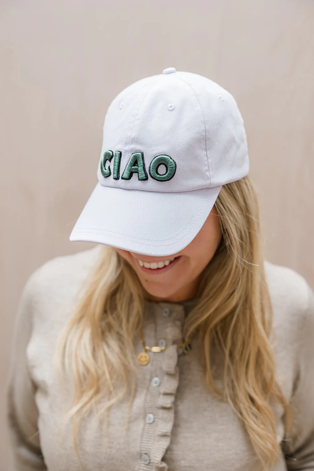 Yvonne Ellen Ciao Lilac Panel Cap Yvonne Ellen Ciao Lilac Panel Cap