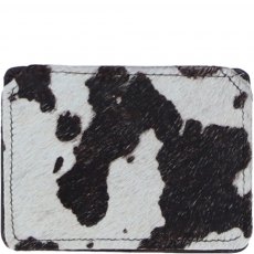 Ashwood Leather Hair on Hide Card Holder - Brown/Natural H59
