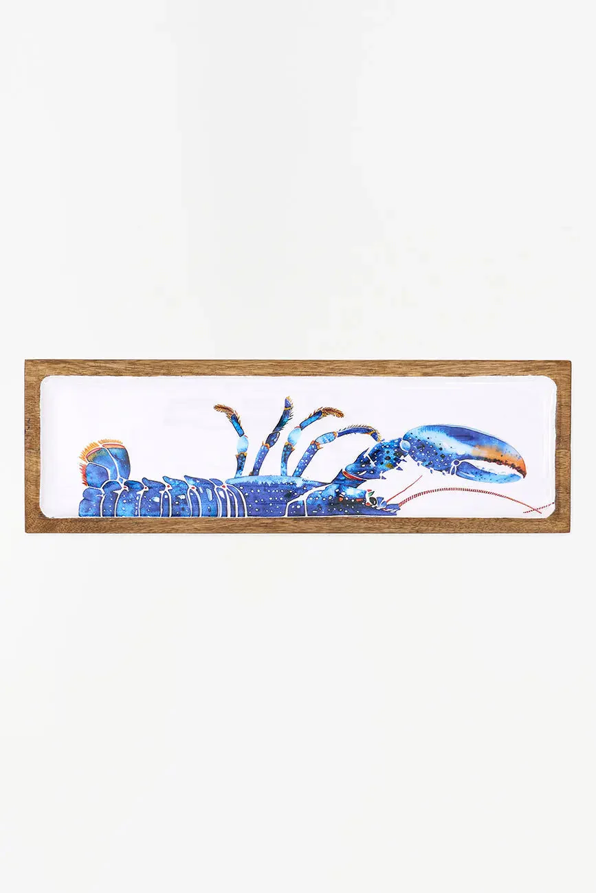 Batela Enamel Wooden Lobster Tray 40cm