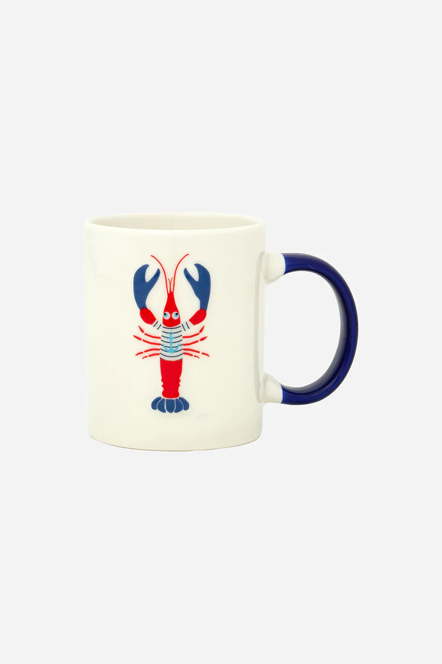 Batela Mug With Painted Lobster
