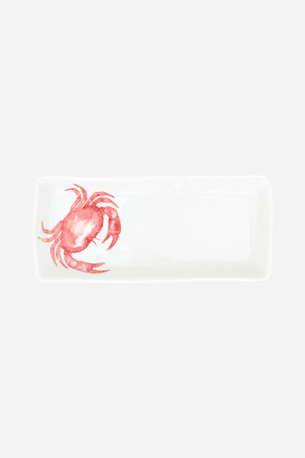 Batela Rectangular Plate- Red Crab