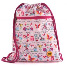 Tyrrell Katz Secret Garden Waterproof Drawstring Bag