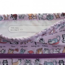 Tyrrell Katz Cats Waterproof Drawstring Bag
