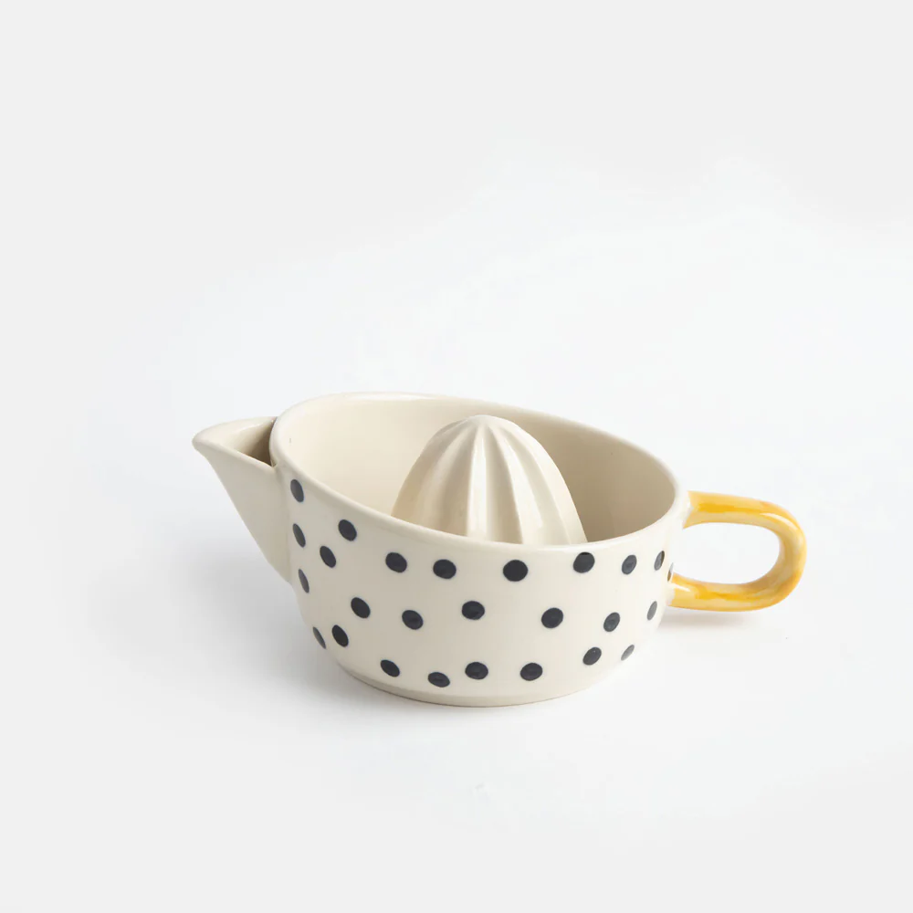 Caroline Gardner Mono Dots Lemon Squeezer