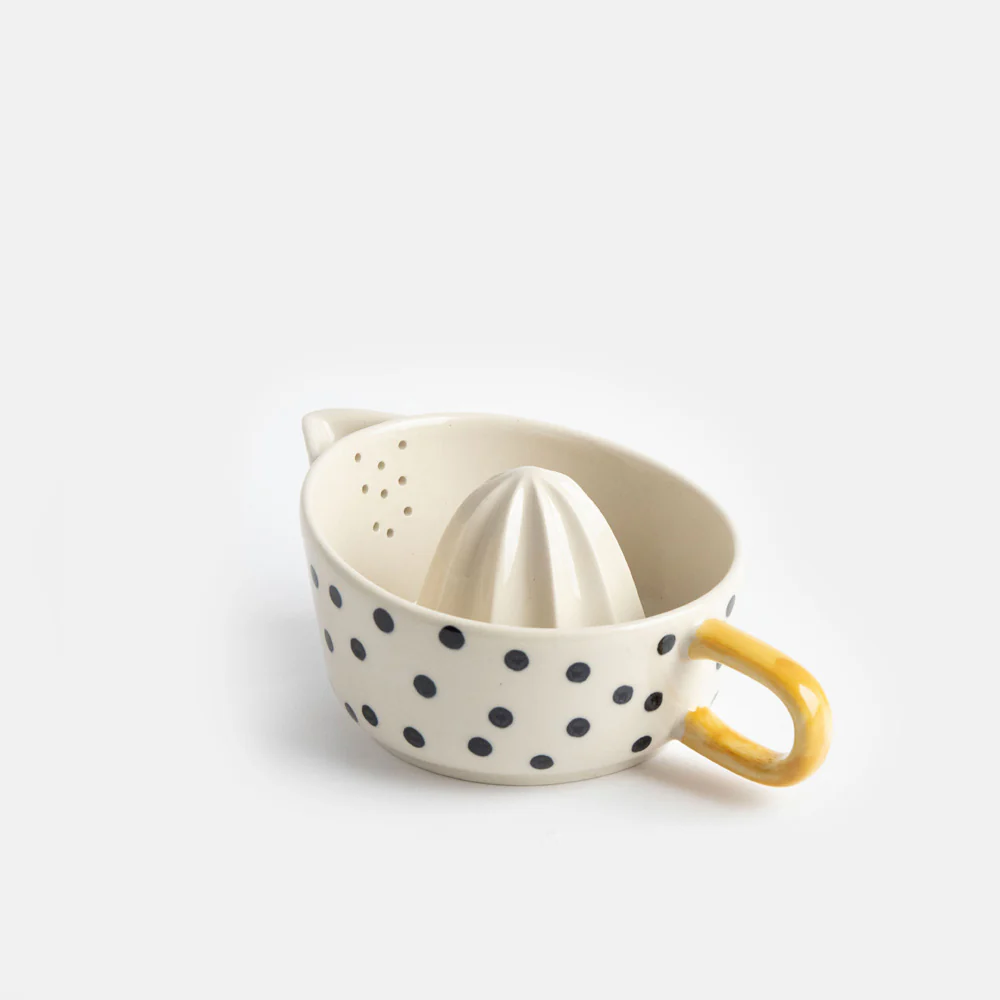 Caroline Gardner Mono Dots Lemon Squeezer
