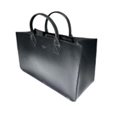 Ashwood Leather Large Shopper Bag - Black S03