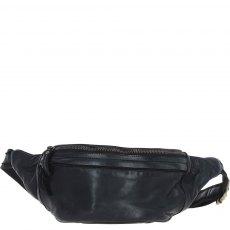 Ashwood Leather Unisex Bumbag / Belt Pouch -  Black D102