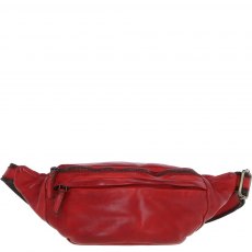 Ashwood Leather Unisex Bumbag / Belt Pouch - Red D102