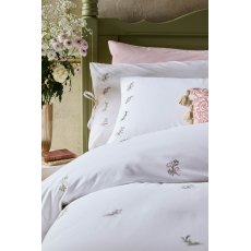 Historic Royal Palaces Victoria Sprigs Embroidered Rose Pink Bedding