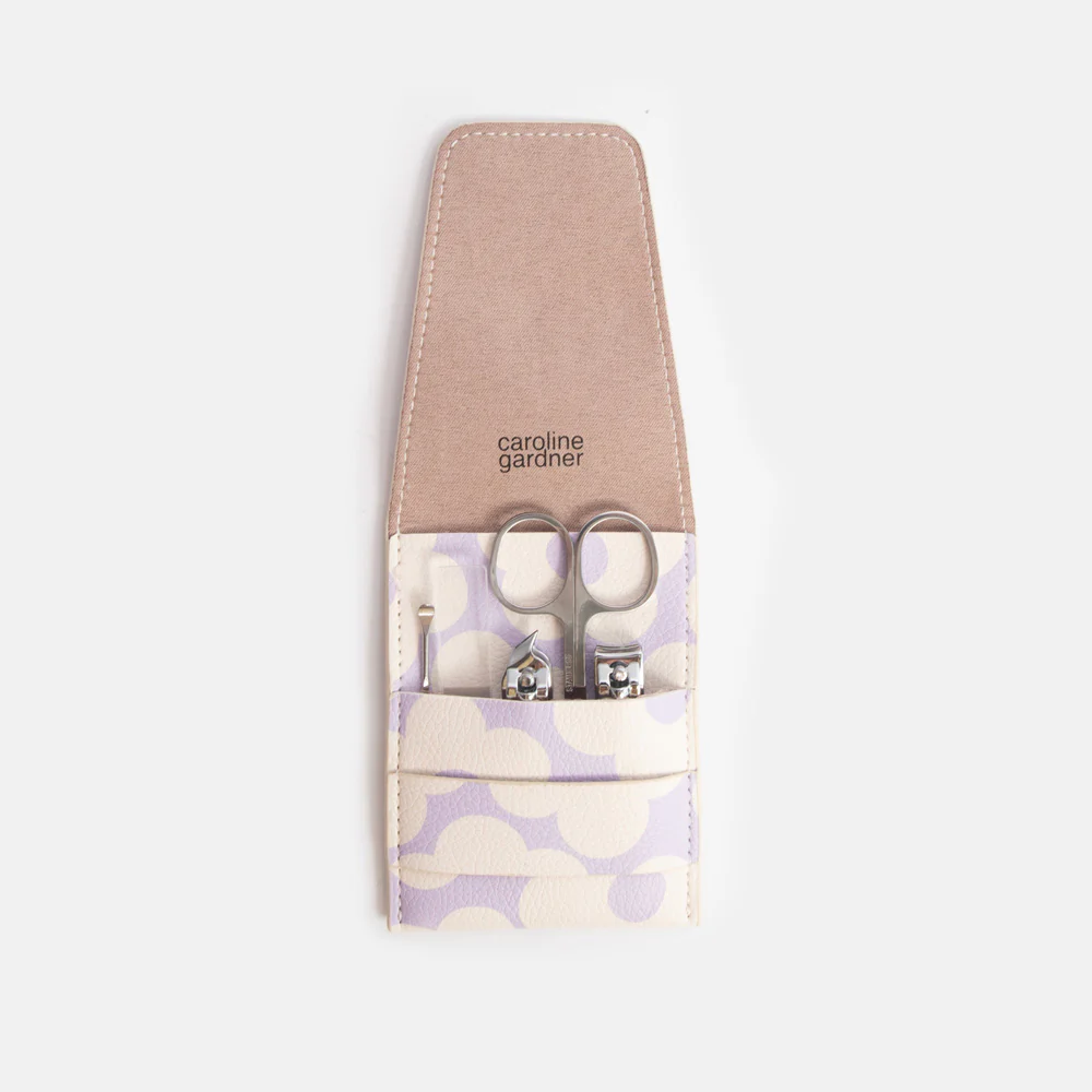 Caroline Gardner Lilac Flower Manicure Set