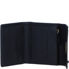 Ashwood Leather Twist Lock Small Purse - Black L30
