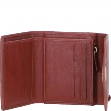 Ashwood Leather Twist Lock Small Purse - Tan L30