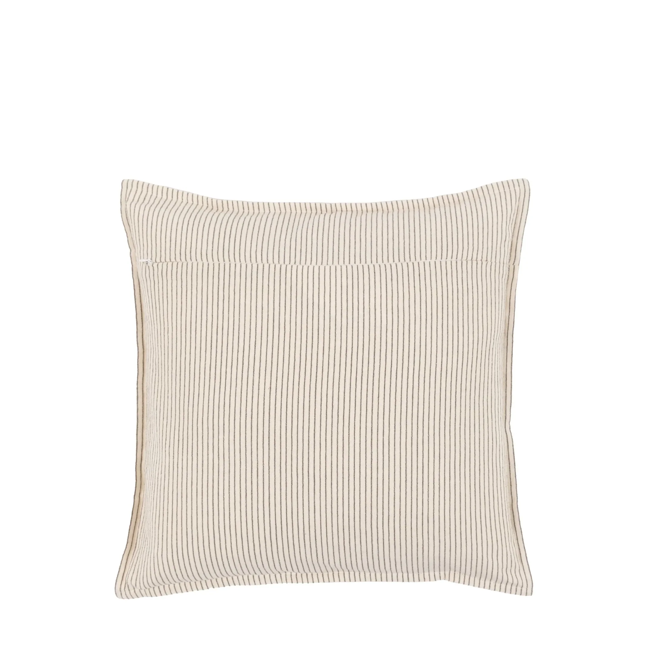 Fairford Woven Stripe Cushion Cream 45x45cm Fairford Woven Stripe Cushion Cream 45x45cm
