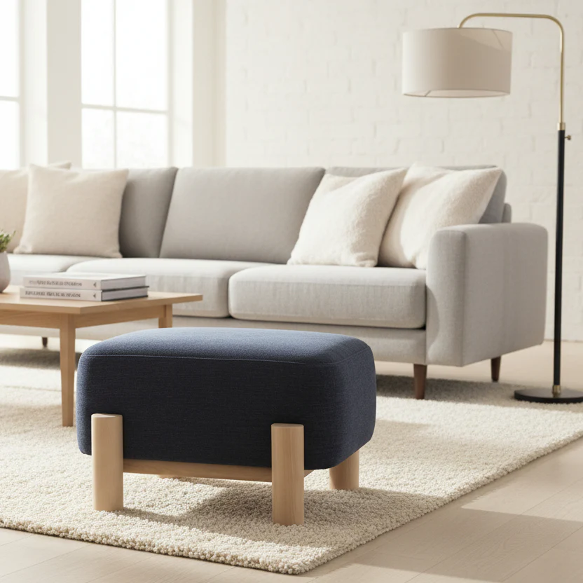 Gallery Direct Husby Footstool - Willow Pacific Gallery Direct Husby Footstool - Willow Pacific
