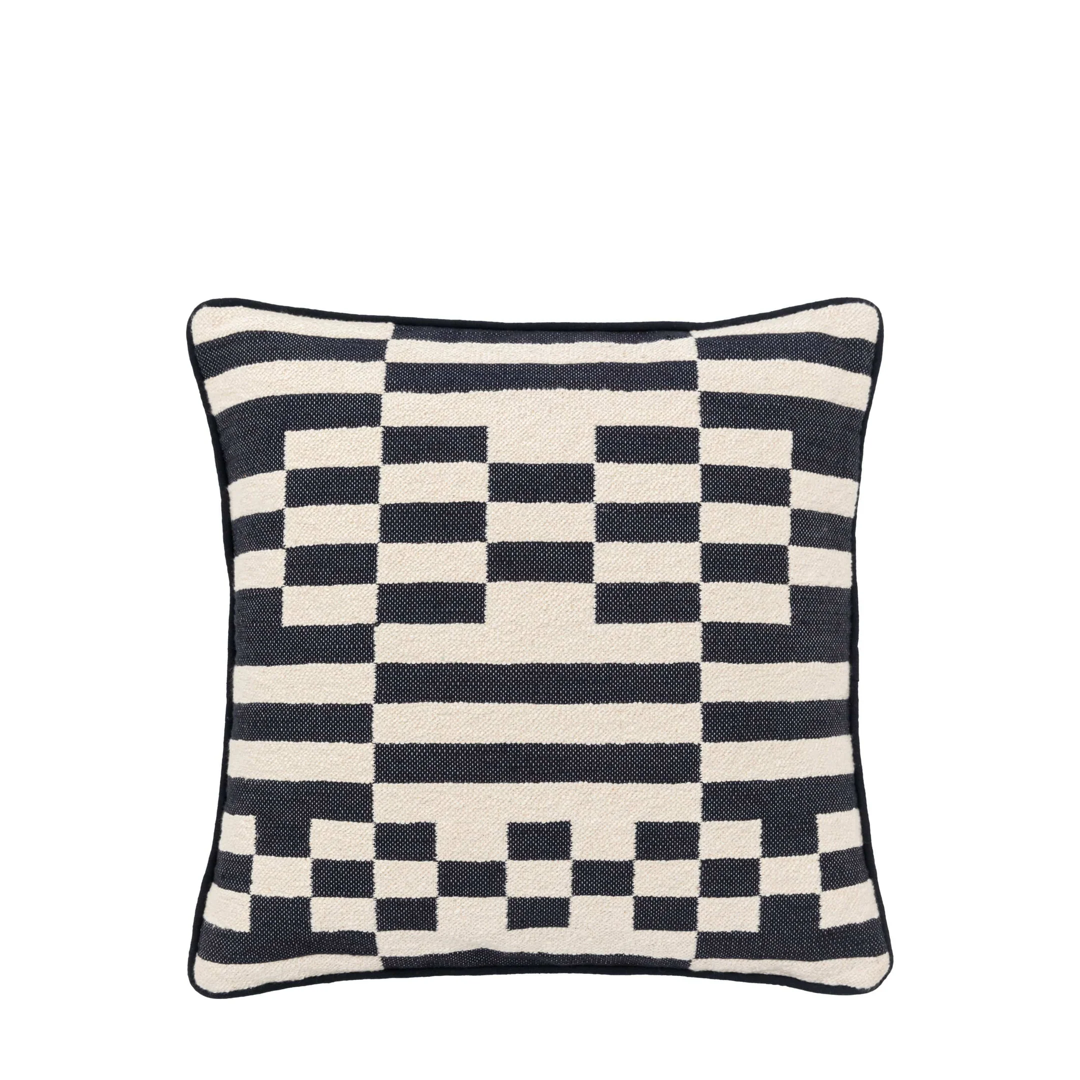 Gallery Direct Lohko Woven Cushion - Ink Gallery Direct Lohko Woven Cushion - Ink