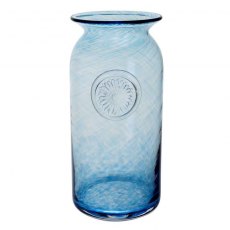Dartington Crystal Flower Jar Tall - Azure Dartington Crystal Flower Jar Tall - Azure